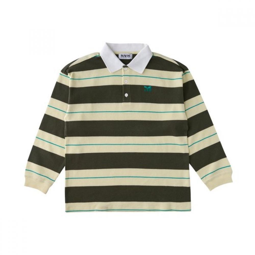 LiTTle Ground Mas Rugby Waffle T shirT 7612g 330 04 KHAKI/155