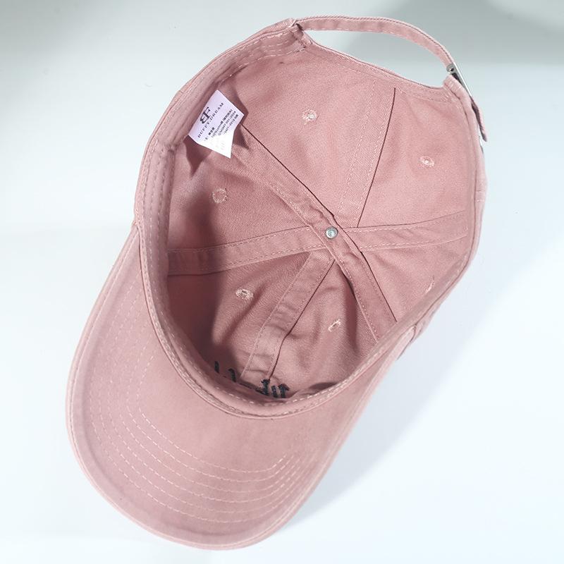 Fashion Hat Women's New Soft Top Baseball Cap Korean Version Trendy Fashion Sunscreen Versatile Simple Cap