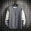 Spring and Autumn New Men's Sweater Casual Versatile Youth Handsome Pullover Round Neck Long Sleeves