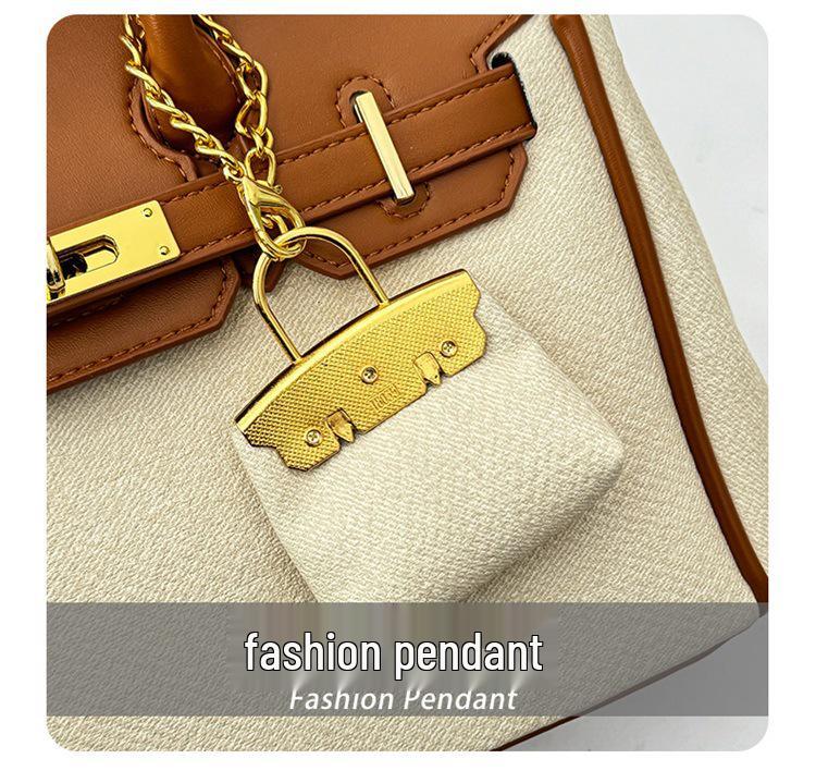 2025 Damen Color-Block Denim-Tragetasche und Kelly-Tasche zum Umhängen