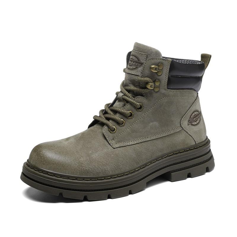 

Внешняя торговля, хит продаж, осень-зима, новые теплые, износостойкие, с толстым дном, мужские повседневные ботинки Martin в стиле ретро 44