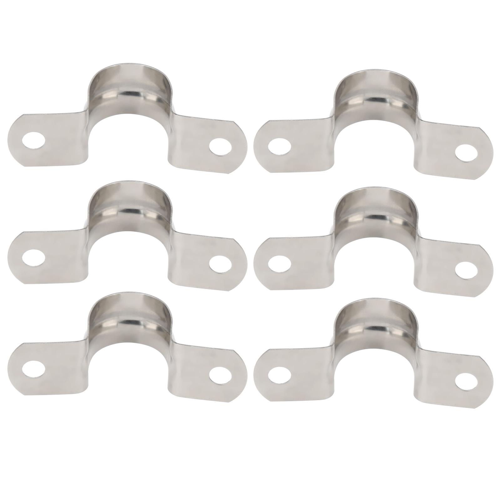 

100 шт. 25 мм U-образный хомут-седло, зажимы для воздуховодов, съемная нержавеющая сталь 304