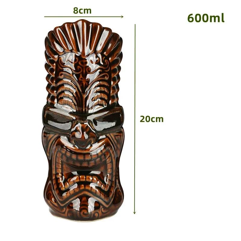 60 Types Ceramic Hawaii Tiki Mugs Creative Cocktail Glasses Beer Glass Martini Glasses Wine Glass Funny Cup Gift for Men