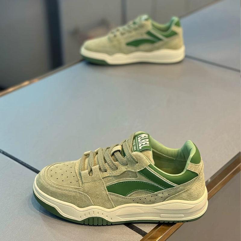 New Retro Platform Casual Board Shoes Men's Youth Low-top Sports Men's Shoes Lace-up Students Four-season Breathable Trendy Shoes