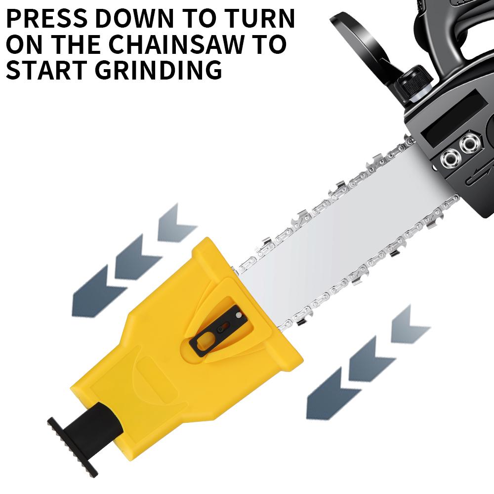 Quick Chainsaw Teeth Sharpener Handheld Chainsaw Maintenance Tool Fast Grinding Chainsaw Chain Sharpener Tool