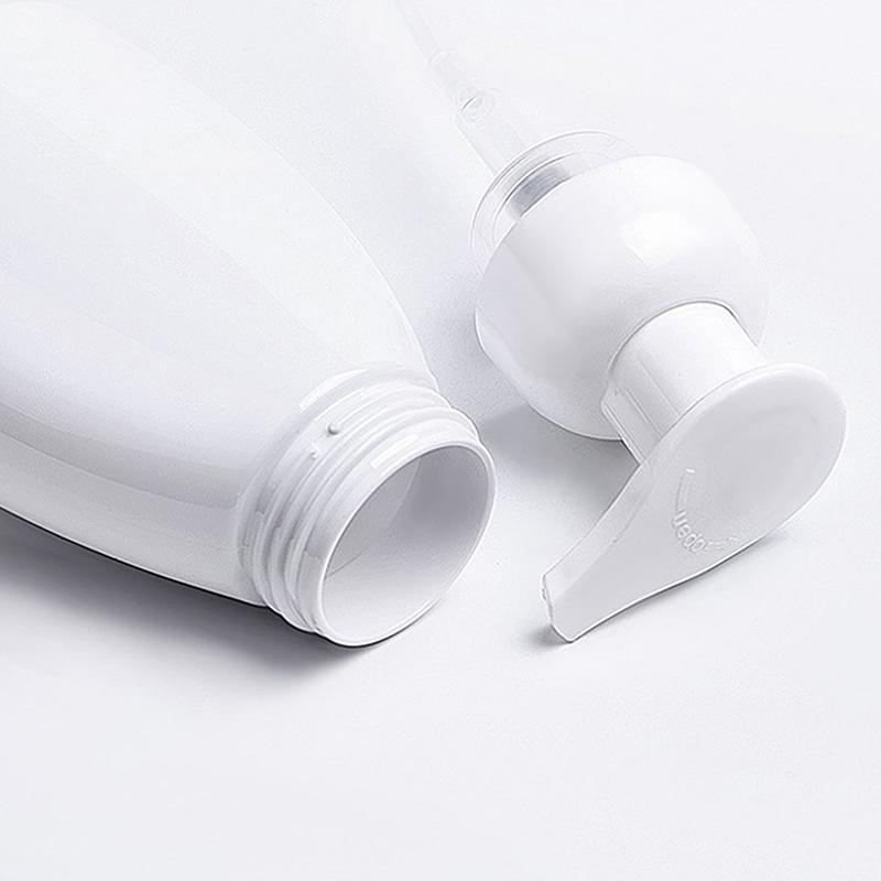 Clear Foam Press Pump Bottles 250ml Hand Liquid Soap Dispenser For Mousse Shampoo Shower Gel Liquid Cosmetics Bath Skincare