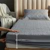 Quilted Waterproof Mattress Cover Embossed Bedding Mattress Protector Anti-mite Anti-bacterial Fitted Bed Sheet No Pillowcase