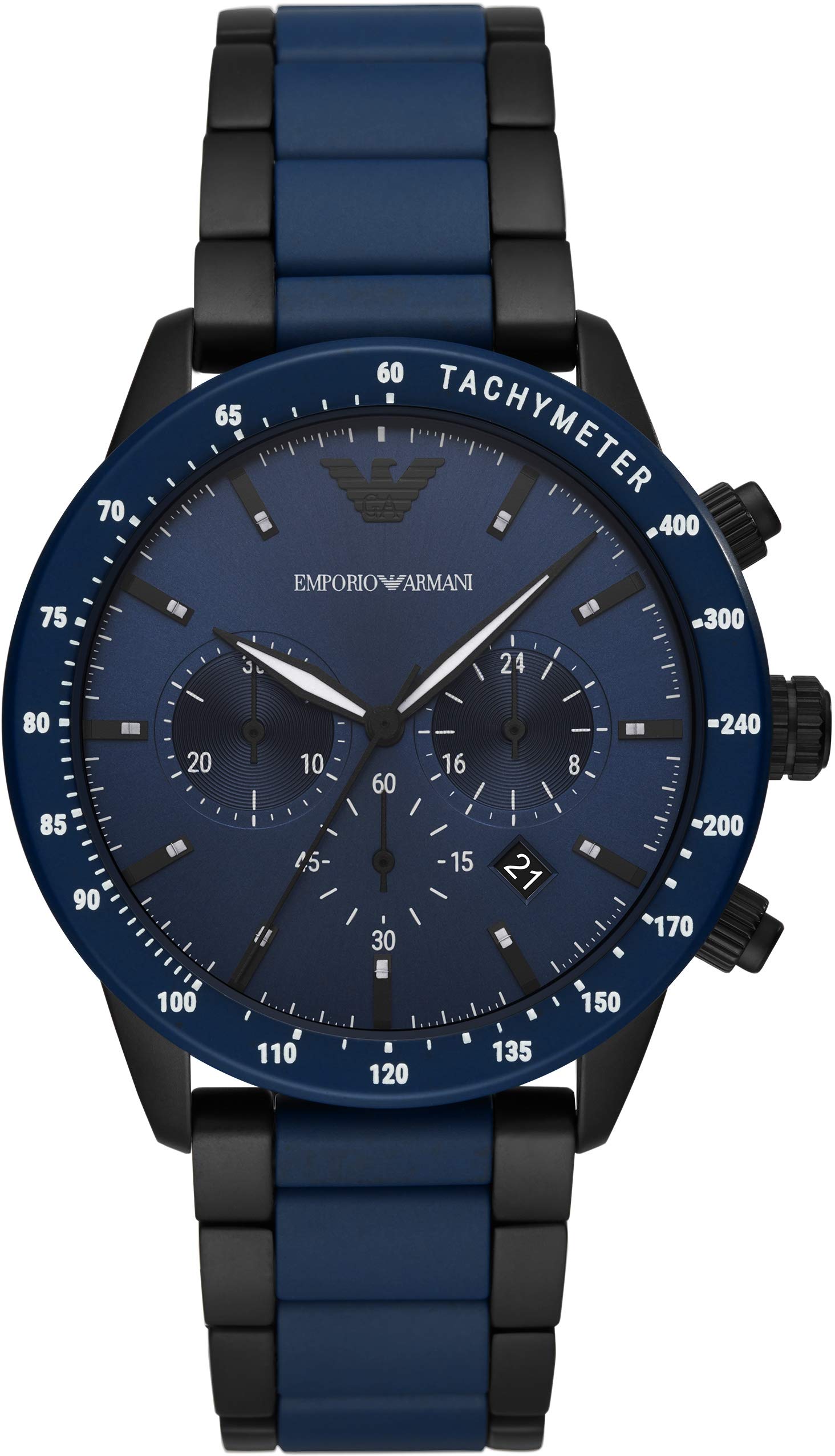

Emporio Armani AR70001 Officially Black Men s Watch, Imported,