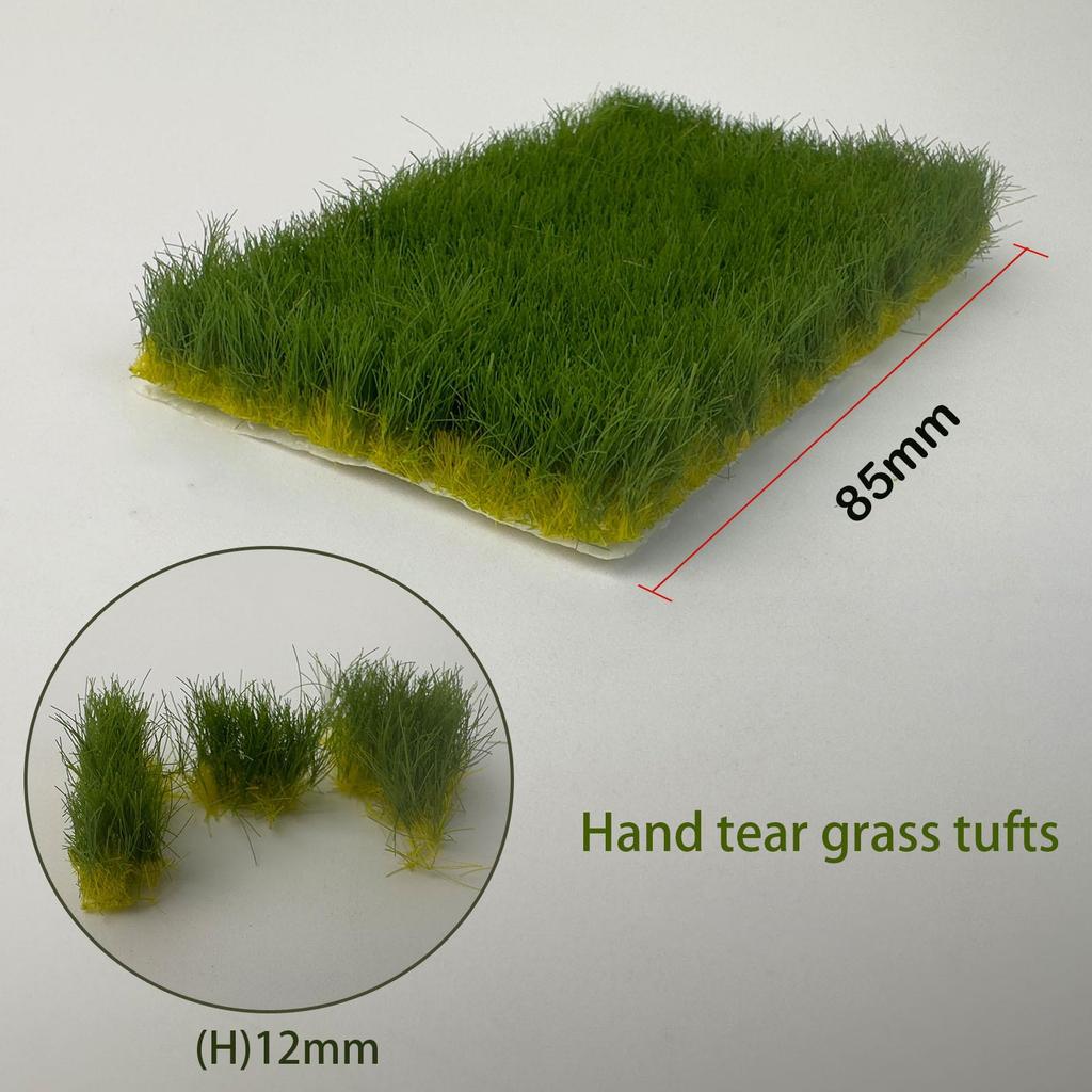 Artificial Grass Clusters for 1:35 1:64 1:87 Scale Model Landscapes