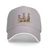 Funny meerkat on a rock in Africa Baseball Cap summer hat hard hat Snap Back Hat Trucker Cap Womens Beach Unisexs