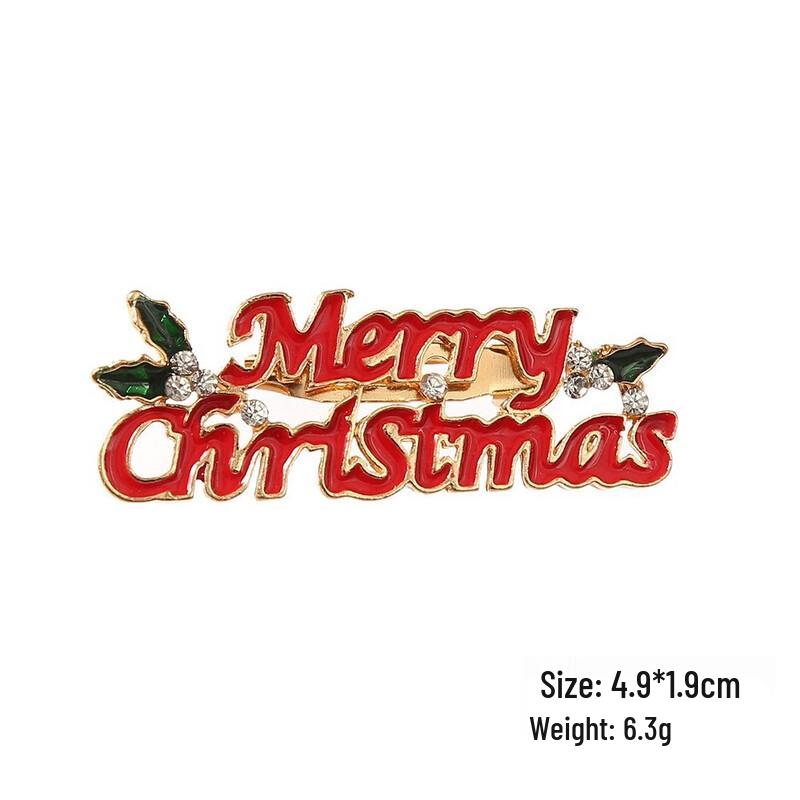 Набор брошей на рождественскую тематику Fumede