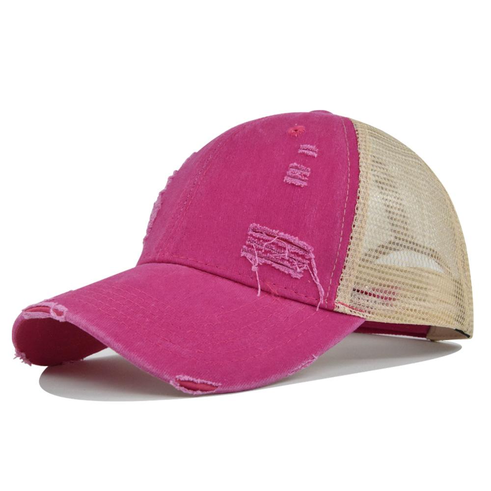 2026 New Hot Sale Unisex Trucker Hat Multi Colors Plain Baseball Cap Women Men Washed Cotton Distressed Cap