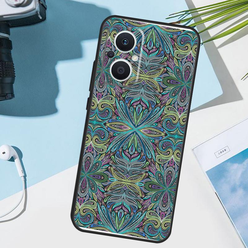 Bohemian Style Cover For OPPO Reno 14F 13F 12F 11F 8T 7 8 Lite 10 11 12 13 14 OPPO Find X9 X8 X5 X6 Pro Case