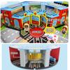Wooden Track Magnetic Train Toy Wooden Track Scene Accessories Garage Parking Combination Assembled Children's Toys PD53