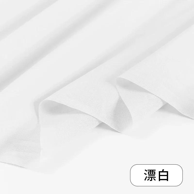 145x50/200cm Soft Breathable Pure Cotton Woven Gauze Fabric For Skirt Lining, Sun Protection Clothing Shirt Handmade DIY Fabric