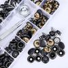 150Pcs/Set Snap Fastener Button Screw Studs Kit for Boat Cover Tent Marine Grade Snap Fastener Stainless Steel Snap Buttons