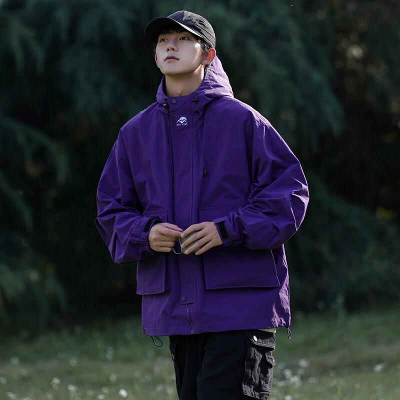 JOHLIN DREAM Couple s Mountain Series Hooded Outdoor Windbreaker Jacket JXYLJ93 L