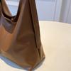 New Korean Retro Shoulder Bag Women Leather Tote Large Vintage Work Purse Handbags