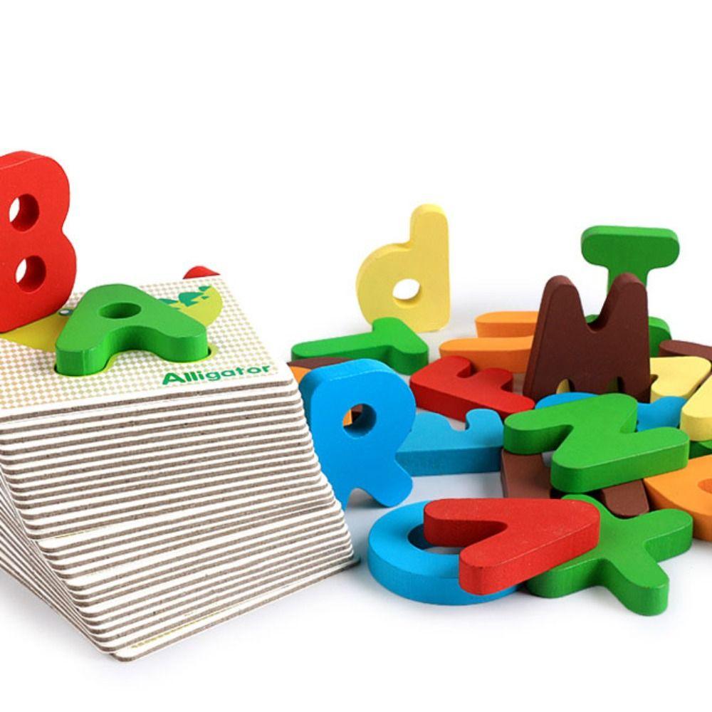 Pattern English Alphabet Puzzle Game Alphabet Puzzle Matching Board  Hand-Eye Coordination