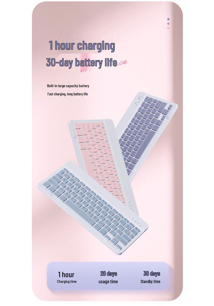 Xiaomi Redmipad2 Hintergrundbeleuchtete Magnetische Bluetooth-Tastaturhülle (Russisch/Portugiesisch) - Kompatibel mit dem Modell 2025