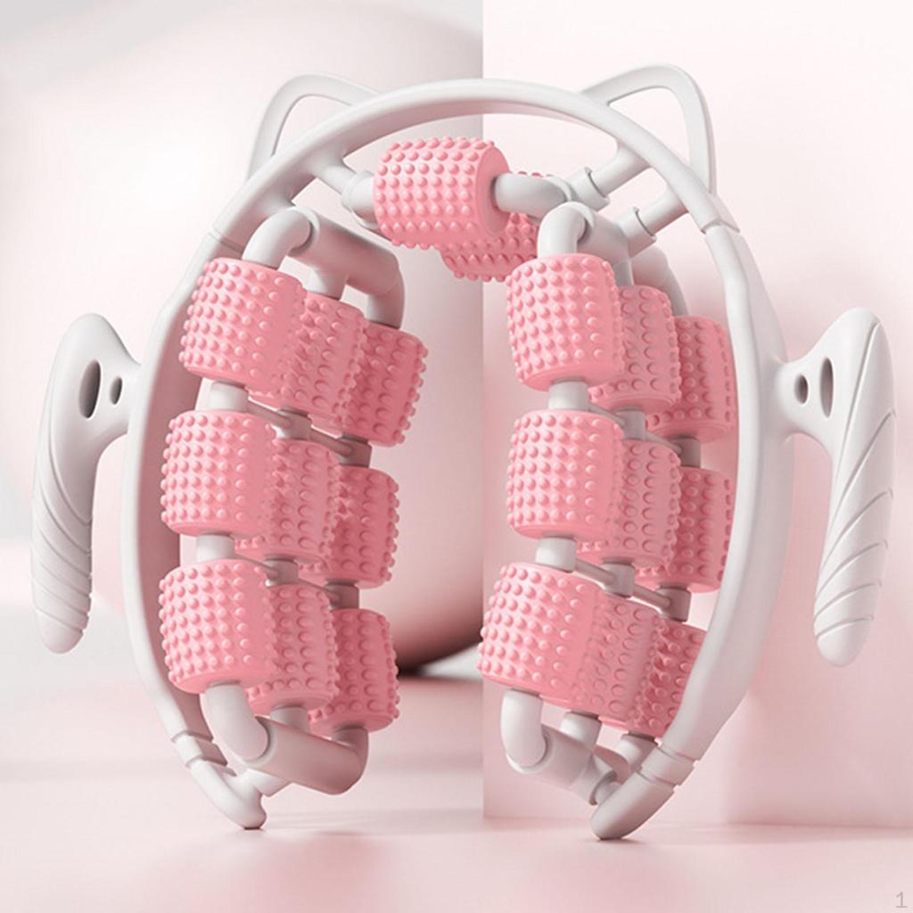 Massage Roller Circular Leg Clamp 20 Wheels Body Sculpting Portable Tool Muscle