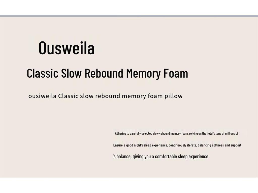 Orthopedic Memory Foam Pillow - Slow Rebound, Neck Support, Cervical Spine Relief, Ideal for Home, Hotel & Dormitory.