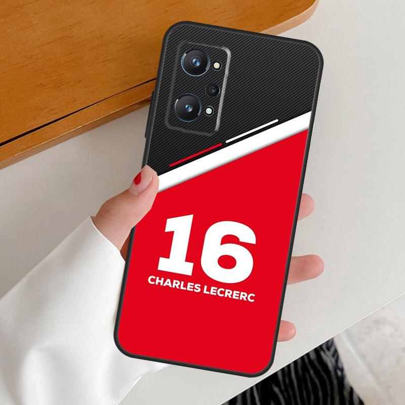 Charles Leclerc 16 For Realme 11 12 Pro Plus 10 9 GT5 GT Neo 6 C25s C21Y C30 C31 C33 C35 C51 C53 C55 C67 Case