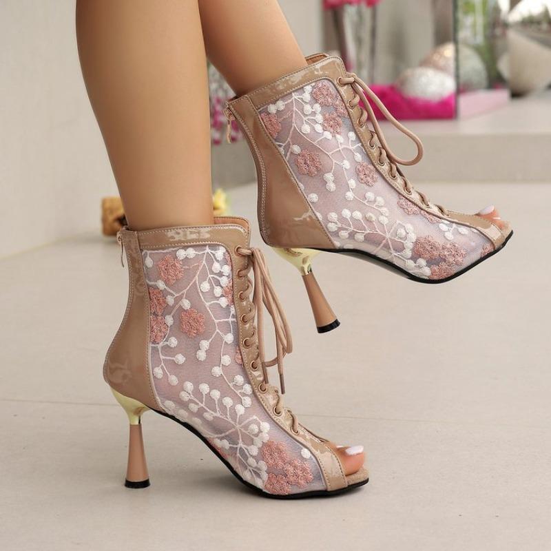 Mode Sommer Elegant Outdoor Damen Designer Trend Schnürschuhe Damen Verschleißfest Bequem Modisch Stiefel Schuhe für Damen