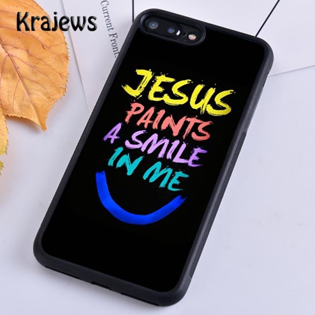 Krajews Bibel Jesus Christliche Zitate Handyhülle Cover Für iPhone 17 Air 16 15 14 plus 11 12 13 pro max coque Fundas