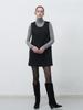 General Idea Suede Belted Dress [Black] / Wbe4L15512