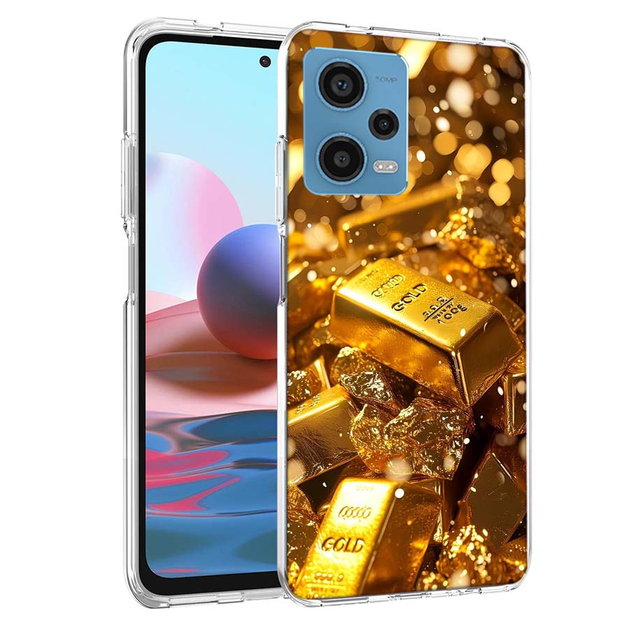 

Gold Bar Wealth and Finance Phone Case For Redmi Note 13 12 14 15 Pro Plus 13R 11 11T 11E 11S 10 Pro 10S 9 9S Cover Cell Clear T Redmi Note 14 4G