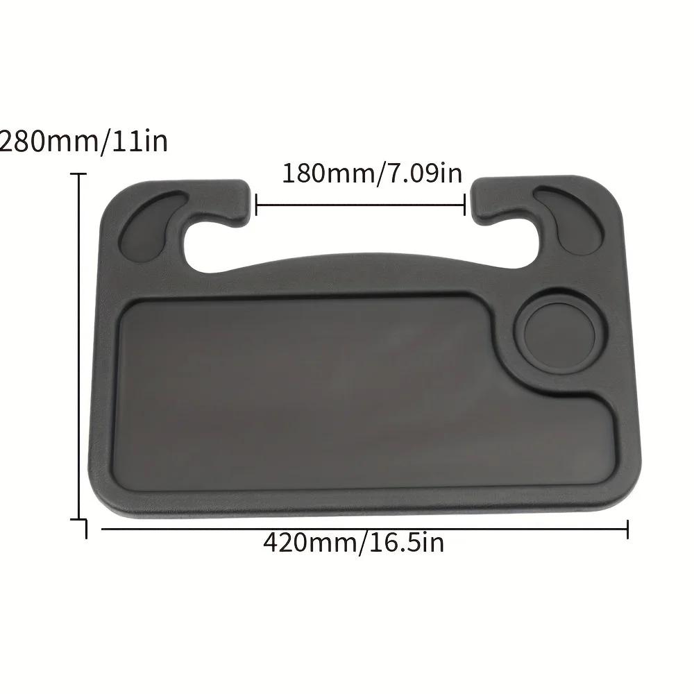 1 pièce Plateau de volant multifonctionnel pour voiture, support de rangement pour volant, plateau de rangement, table à cartes,