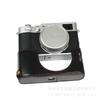 Fuji X100V Leather Camera Half Case - Mirrorless Protector Bag