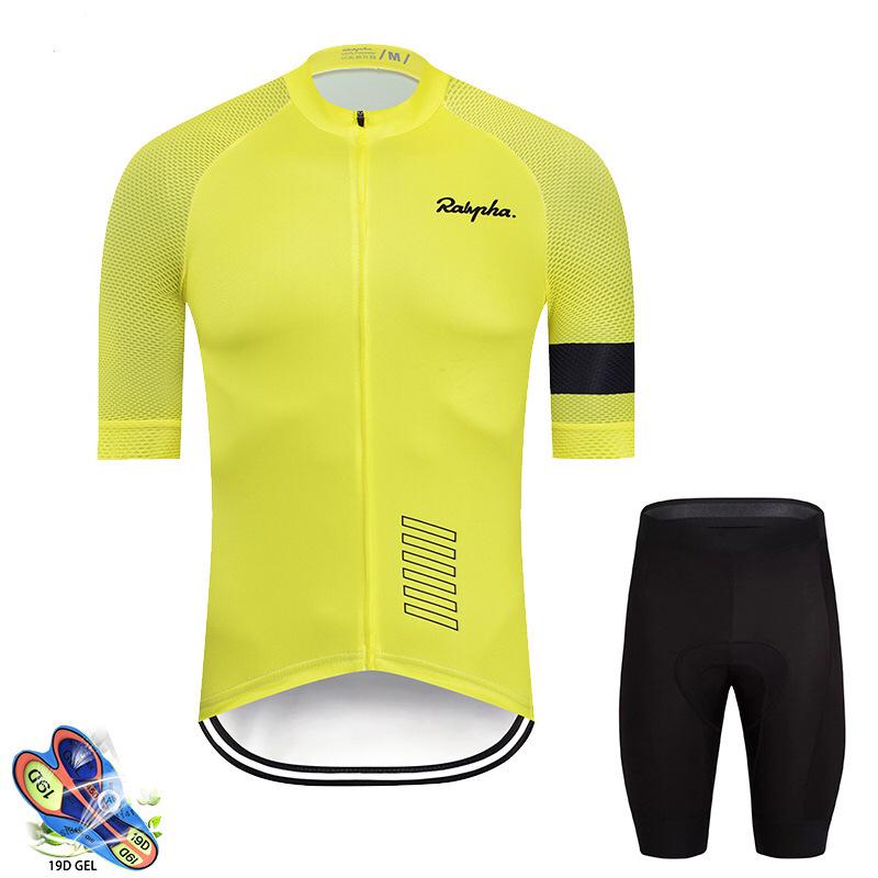2026 Costume d'été de cyclisme Homme VTT Blanc Haut à manches courtes Vêtements de cyclisme de compétition sur route Costume de cyclisme