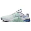 Nike Metcon 8 White Mint Foam Scarpe da Ginnastica Donna Blu Universitario Argento Metallizzato DO9327-100