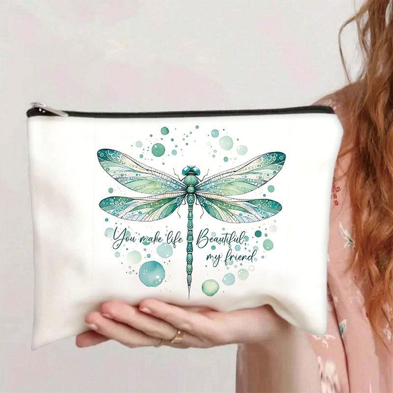 Косметичка с принтом - Идеально для хранения косметики и дорожных принадлежностей - Идеальный подарок на день рождения или День благодарения для женщин, сестер, девушек и племянниц S