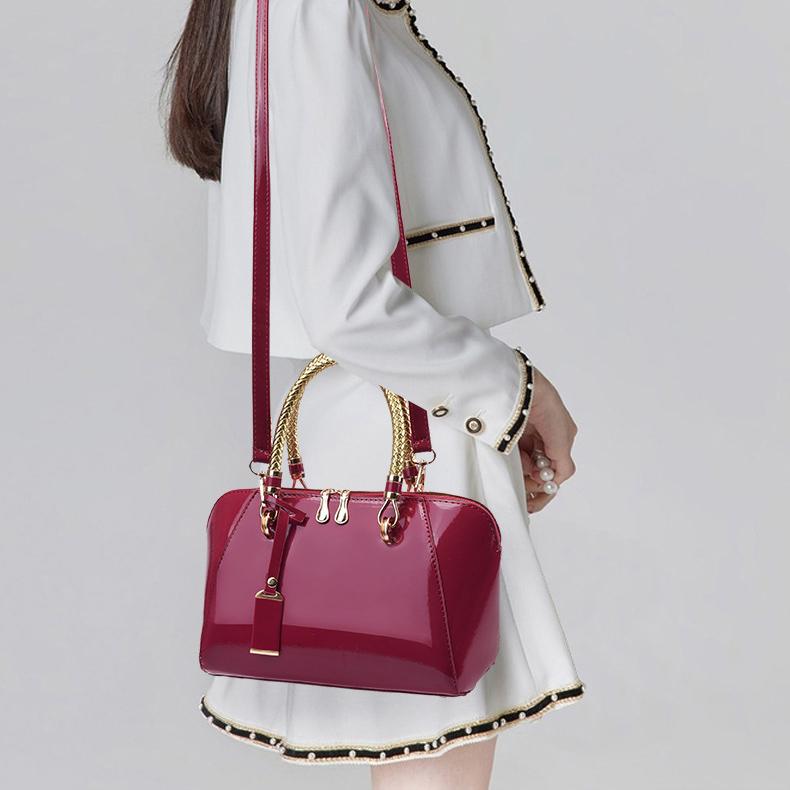 Dámské tašky Kabelky Lakovaná kůže Módní kabelky Dámské kabelky Velkokapacitní kabelky Messenger na jedno rameno