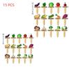 15PCS Reusable Plant Markers T-Type Vegetable Name Tag Insert Type Plant Sign  Garden Use
