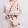 New MLB Artificial Leather Shoulder Bag Crossbody Bag Handbag Clutches Student Backpacks Unisex Cream 3ACRS054N-50CRS
