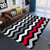 New Chinese Wave Abstract Art Carpet Living Room Coffee Table Bedroom Sofa Nordic Floor Mat 3D Production