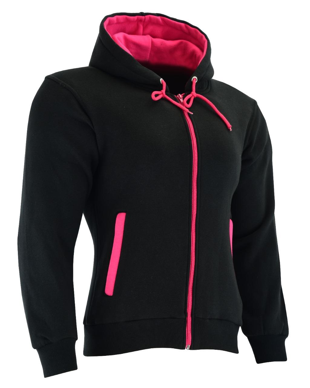 

Женская мотоциклетная толстовка с капюшоном CE Armor Pads Женская куртка S розовый