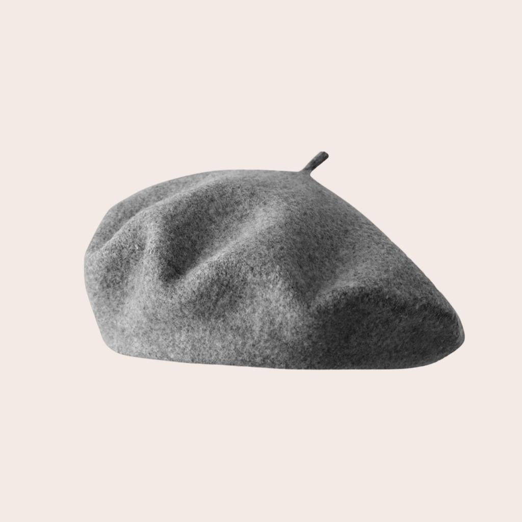 Einfarbig Trend Baskenmütze Mädchen Winter Vielseitig Japanisch Literarisch und Retro Malerhut Damen Herbst