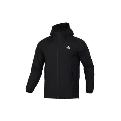 Back Logo Woven Jacket Men Jacket Black EH3770