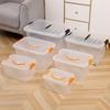 Clear Plastic Storage Bin with Lid