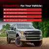Exterior Door Handle Cover Fit for Ford for F-250 Super Duty 2017 | Replacement For Ford For F-350 Super Duty 2017-2022|Driver Passenger|Black|4pcs