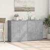 VidaXL Buffets 2 Pcs Concrete Grey 60x31x70 Cm Engineered Wood, Storage Cabinet, Entryway Furniture, Accent Furniture, 3276542