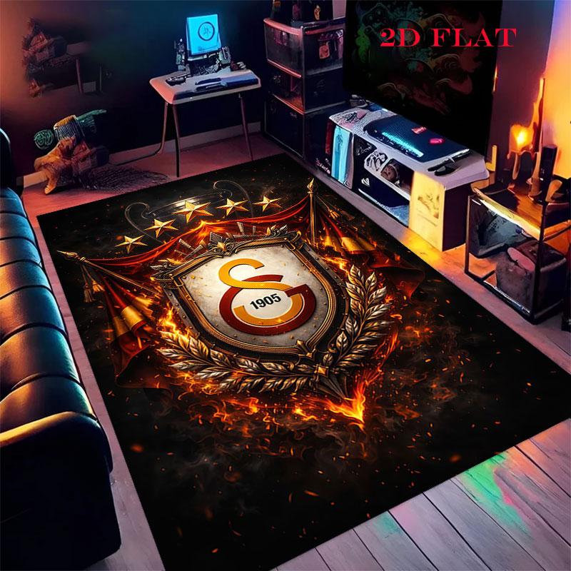 Galatasaray Vibe Carpet Rug for Living Room Bedroom Home Sofa Decoration,Kids Play Nonslip Floor Mat