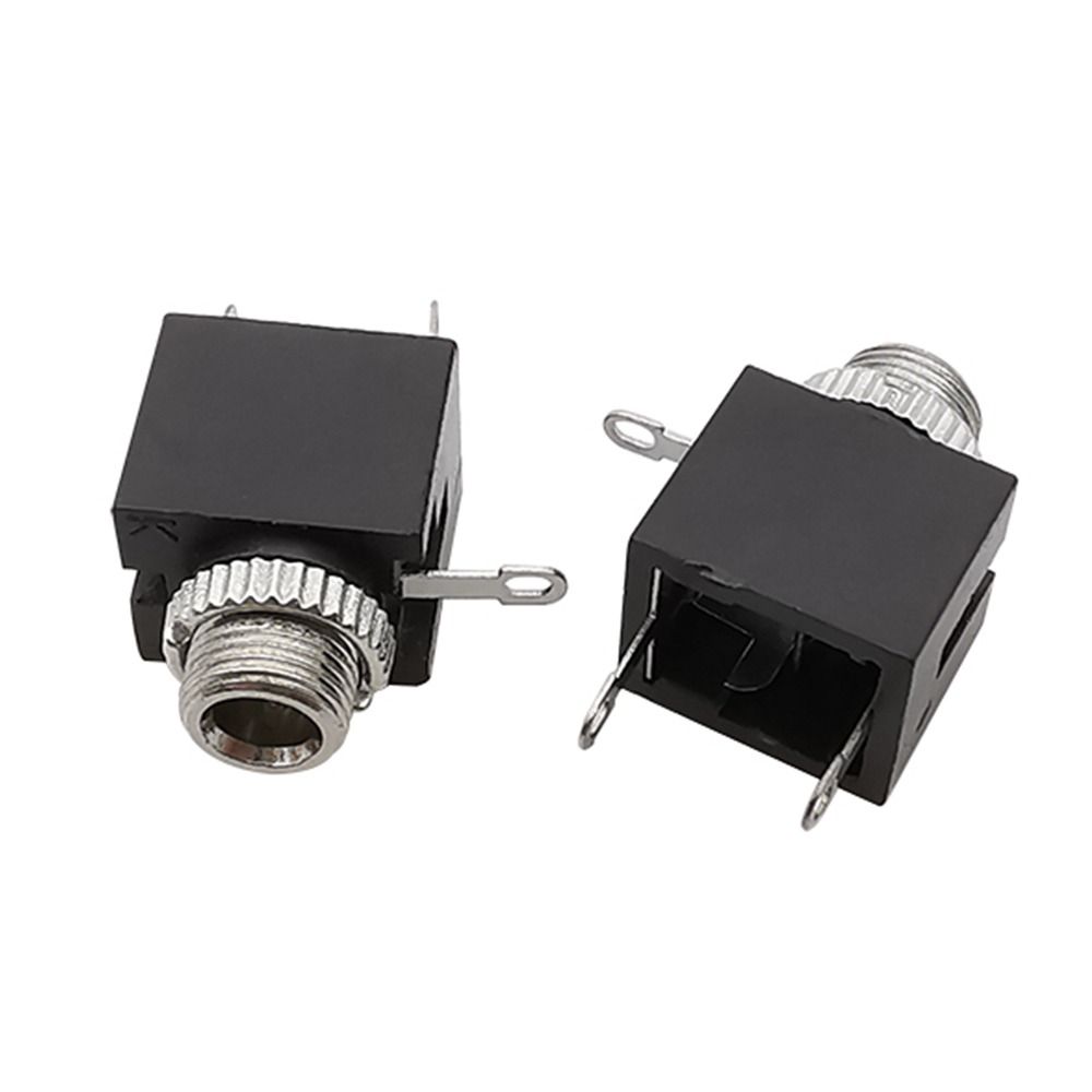 10Pcs 3.5mm 3.5mm Mono Female Jack Soldering Type Audio Adapter DIY Electronic Project