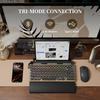 TW1867 Three-Mode Retro Bluetooth Mechanical Keyboard with Hot-Swappable Linear Switches and RGB Lighting