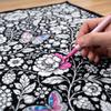 Großes Ausmalbild mit Buntstiften - 127 cm für Zeichen- und Malaktivitäten für Kinder